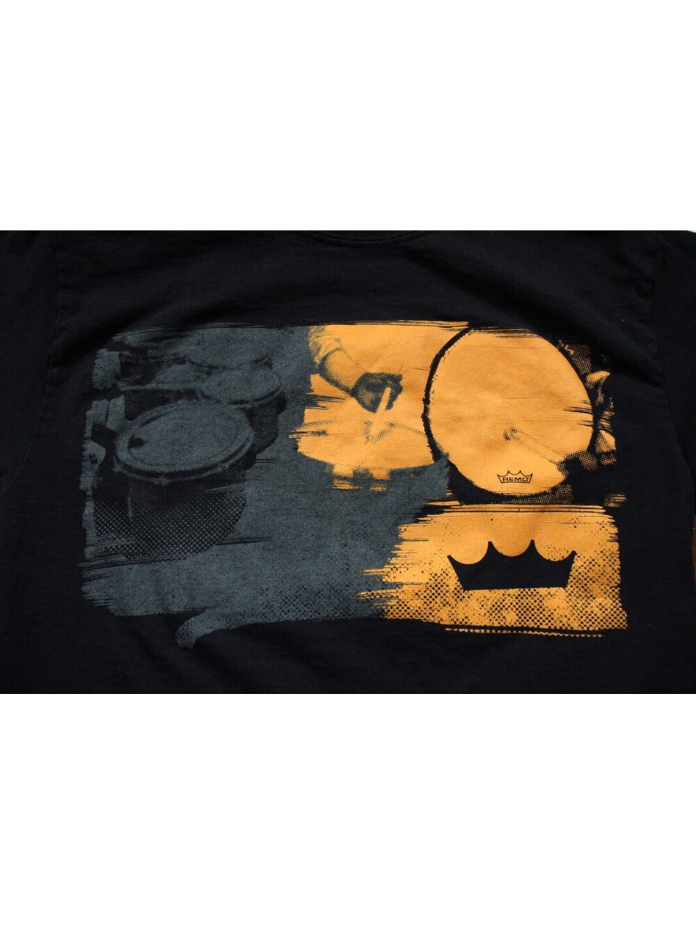 Remo Marching T-Shirt Drums Band Shirt S Drum Drummer